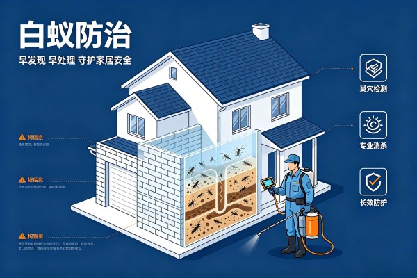 白蚁防治所上门检测|不用拆家,精准定位白蚁巢穴 白蚁防治所上门检测|不用拆家,精准定位白蚁巢穴